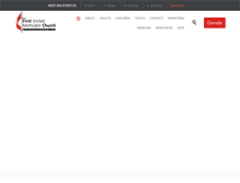 Tablet Screenshot of fumchurch.com